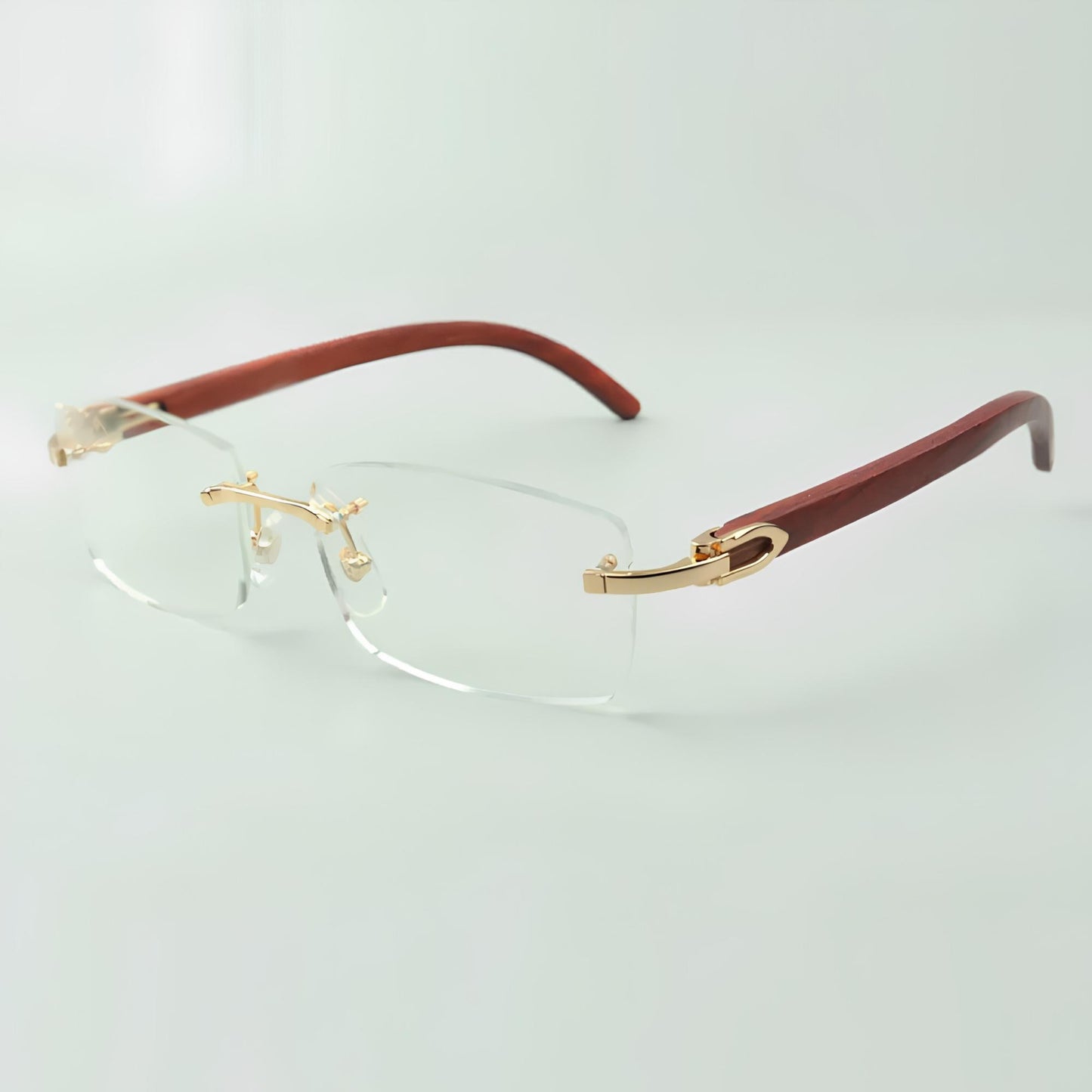 Wooden Frames - Blue Lens - Dolla Shades