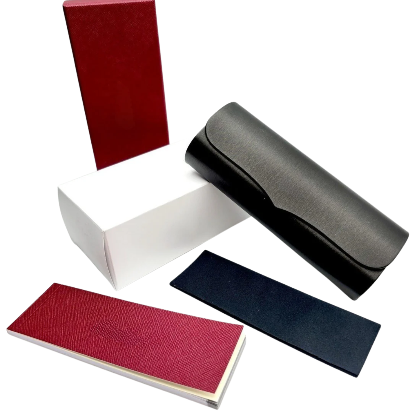 Black Buffs Clear Lens Sunglasses | Premium Rimless Eyewear