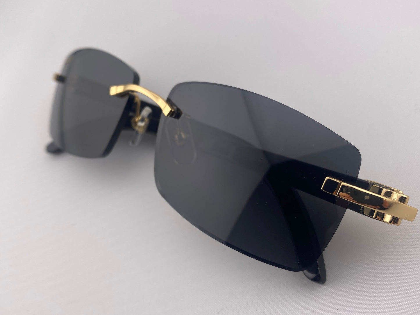Black Buffs Sunglasses - Black Tinted Lens