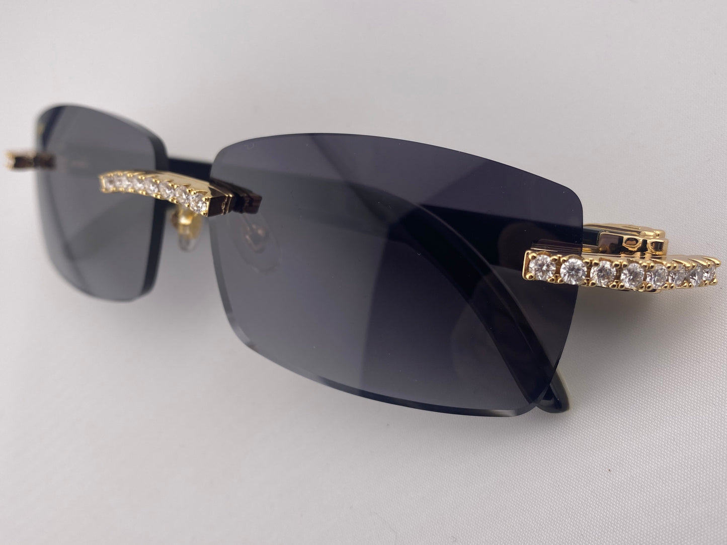 Moissanite White Buffs - Black Tinted Lens