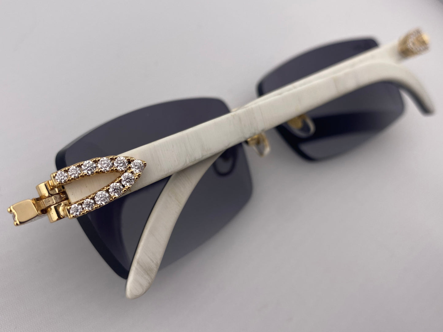 Moissanite White Buffs - Black Tinted Lens