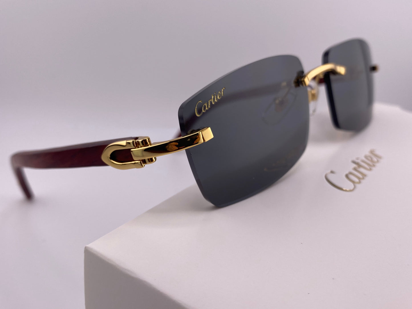 Wooden Frames - Black Lens