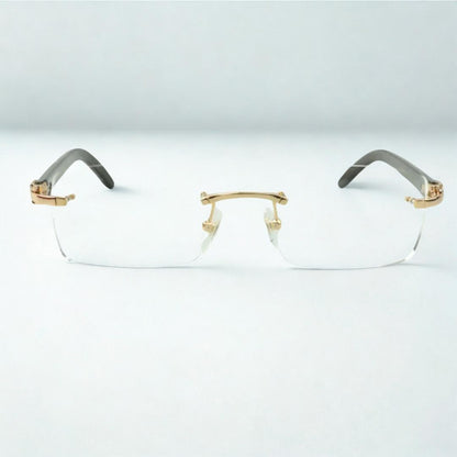 Black Buffs Clear Lens - Dolla Shades