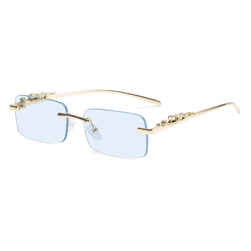 Gold Leopard Frames - Red Lenses - Dolla Shades