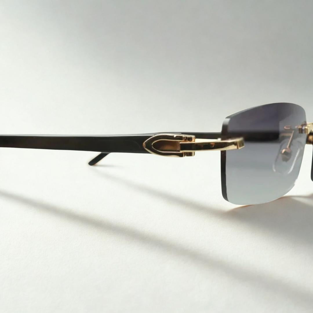 Black Buffs Silver Lens - Dolla Shades