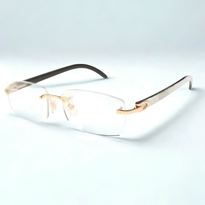 White Buffs Silver Lens - Dolla Shades