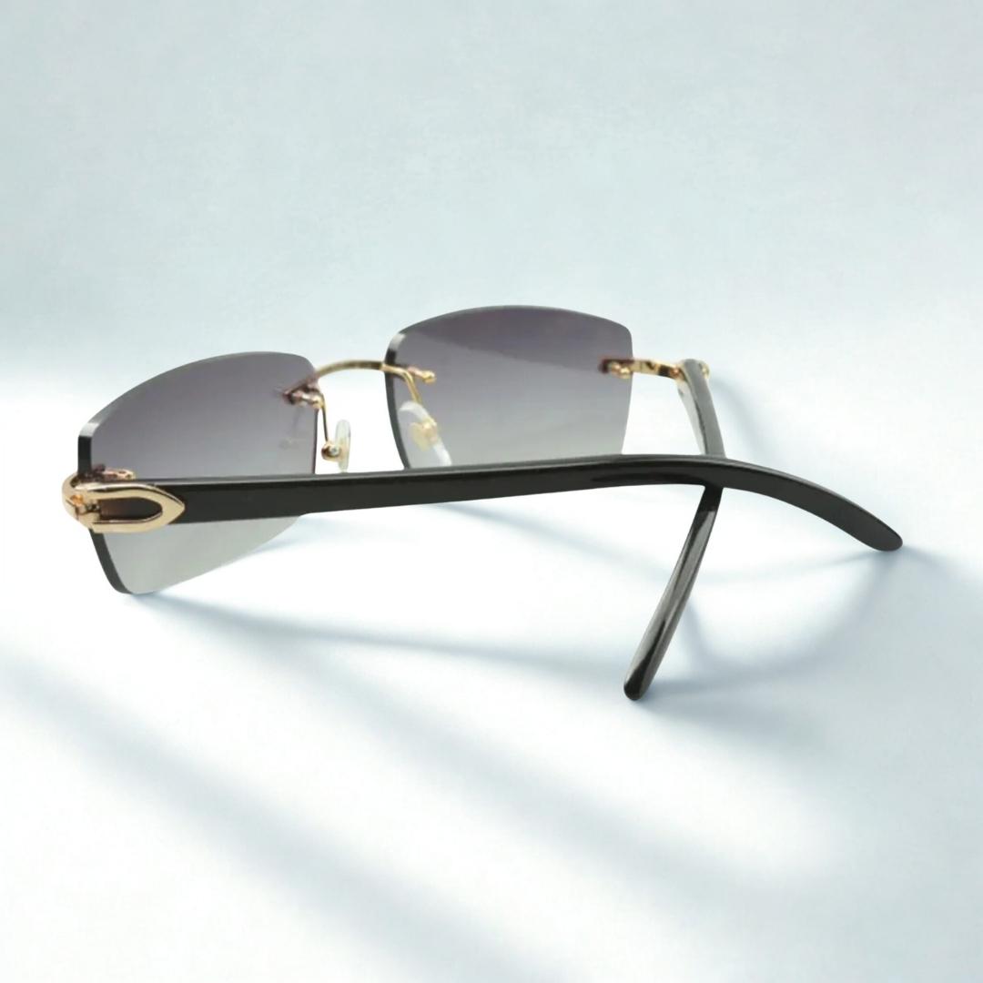 Black Buffs Silver Lens - Dolla Shades