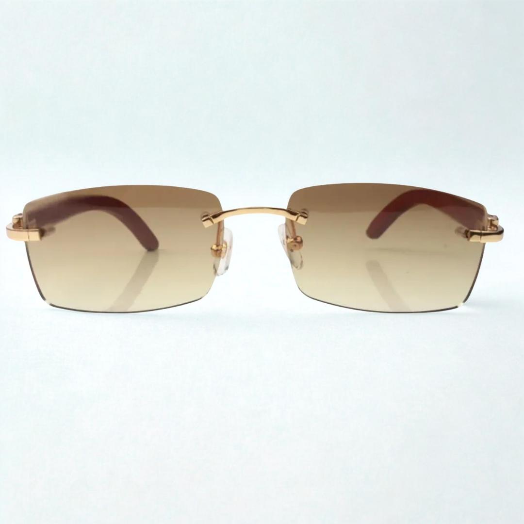 Wooden Frames - Brown Lens - Dolla Shades