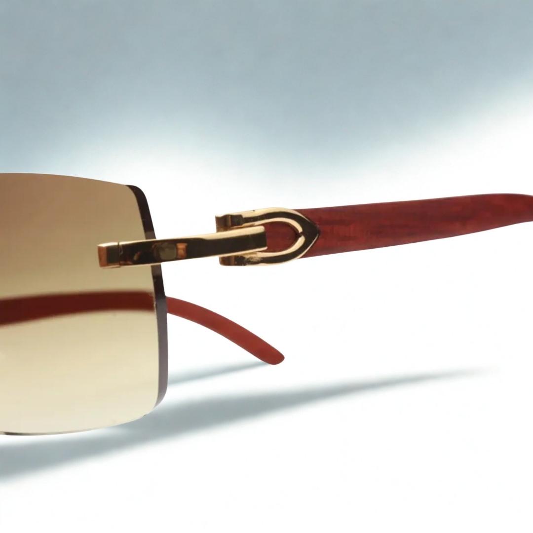 Wooden Frames - Brown Lens - Dolla Shades