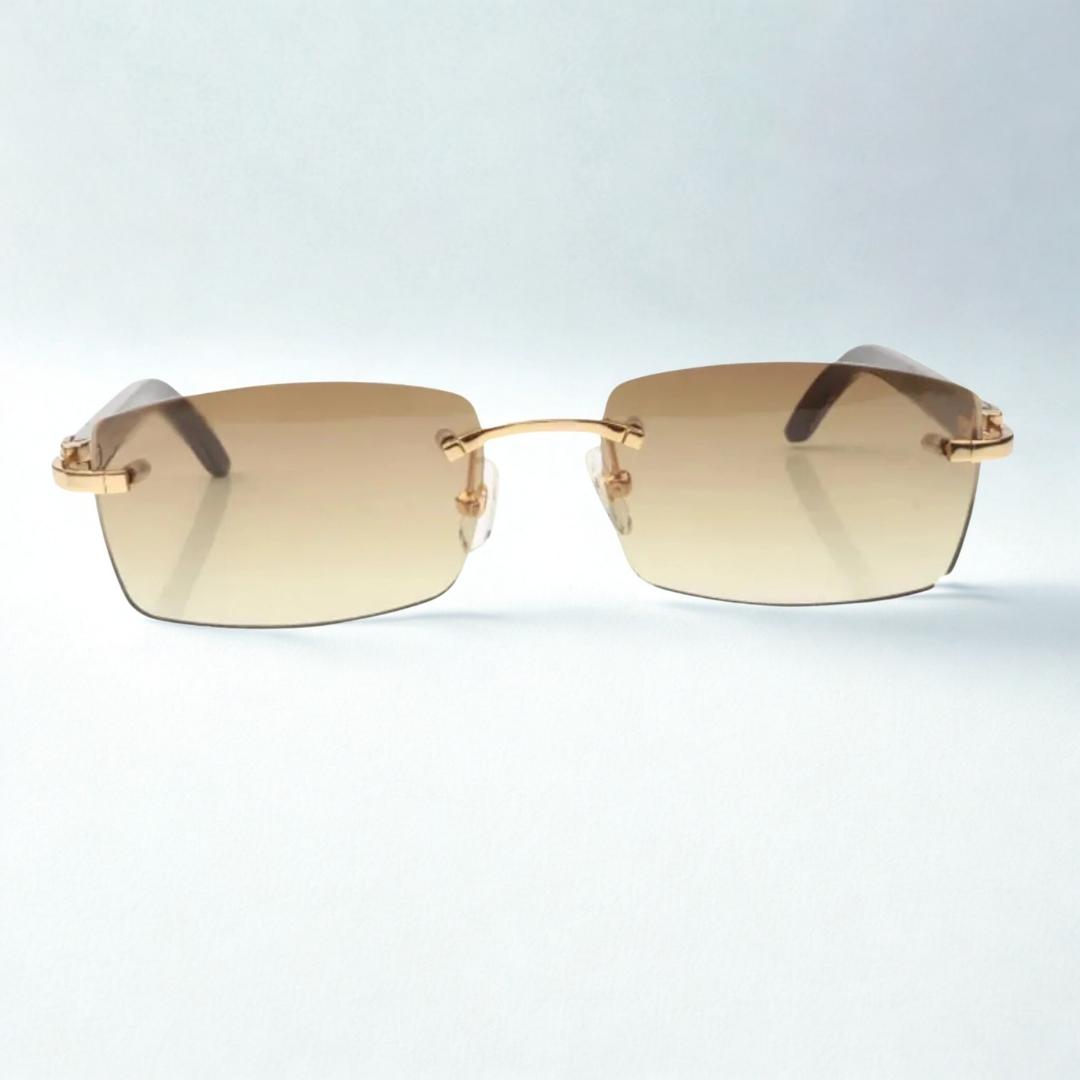 Black Buffs Brown Lens - Dolla Shades