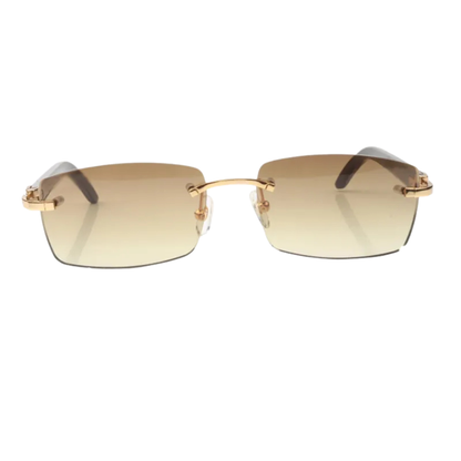 Black Buffs Brown Lens Sunglasses