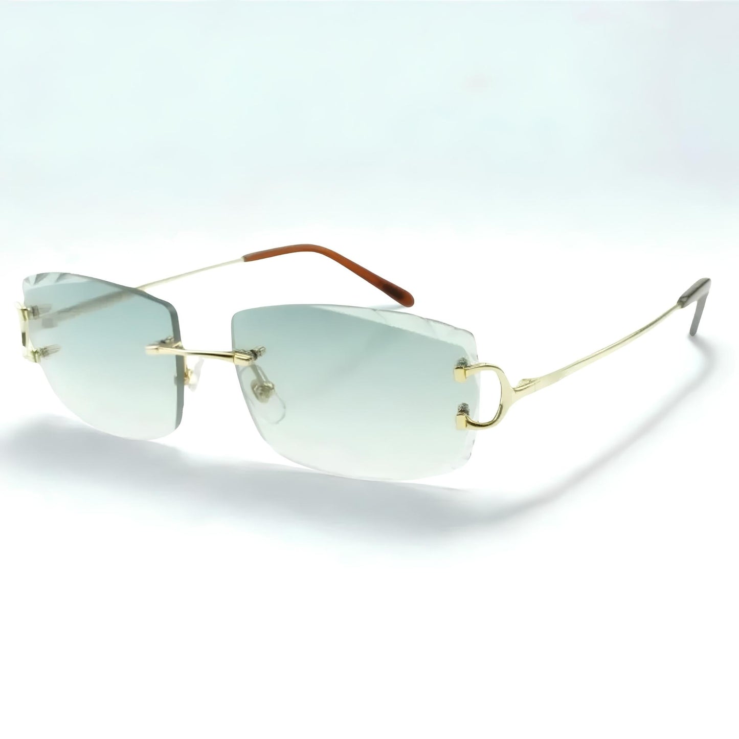 C Wires - Diamond Cut Two Tone Blue Lens - Dolla Shades