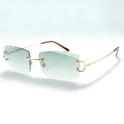 C Wires - Diamond Cut Two Tone Blue Lens - Dolla Shades
