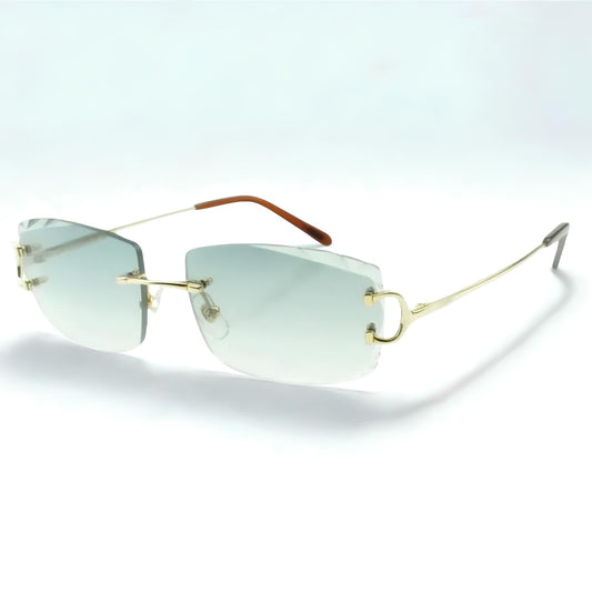 C Wires - Diamond Cut Two Tone Blue Lens - Dolla Shades