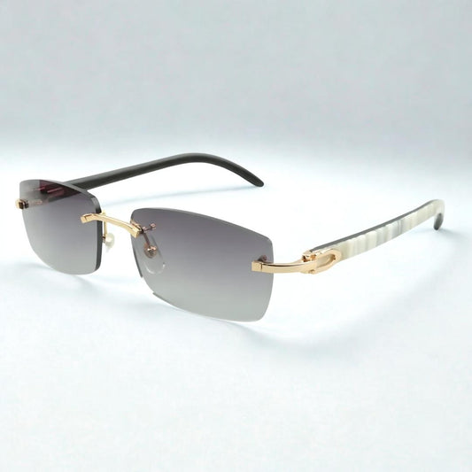 White Buffs Silver Lens