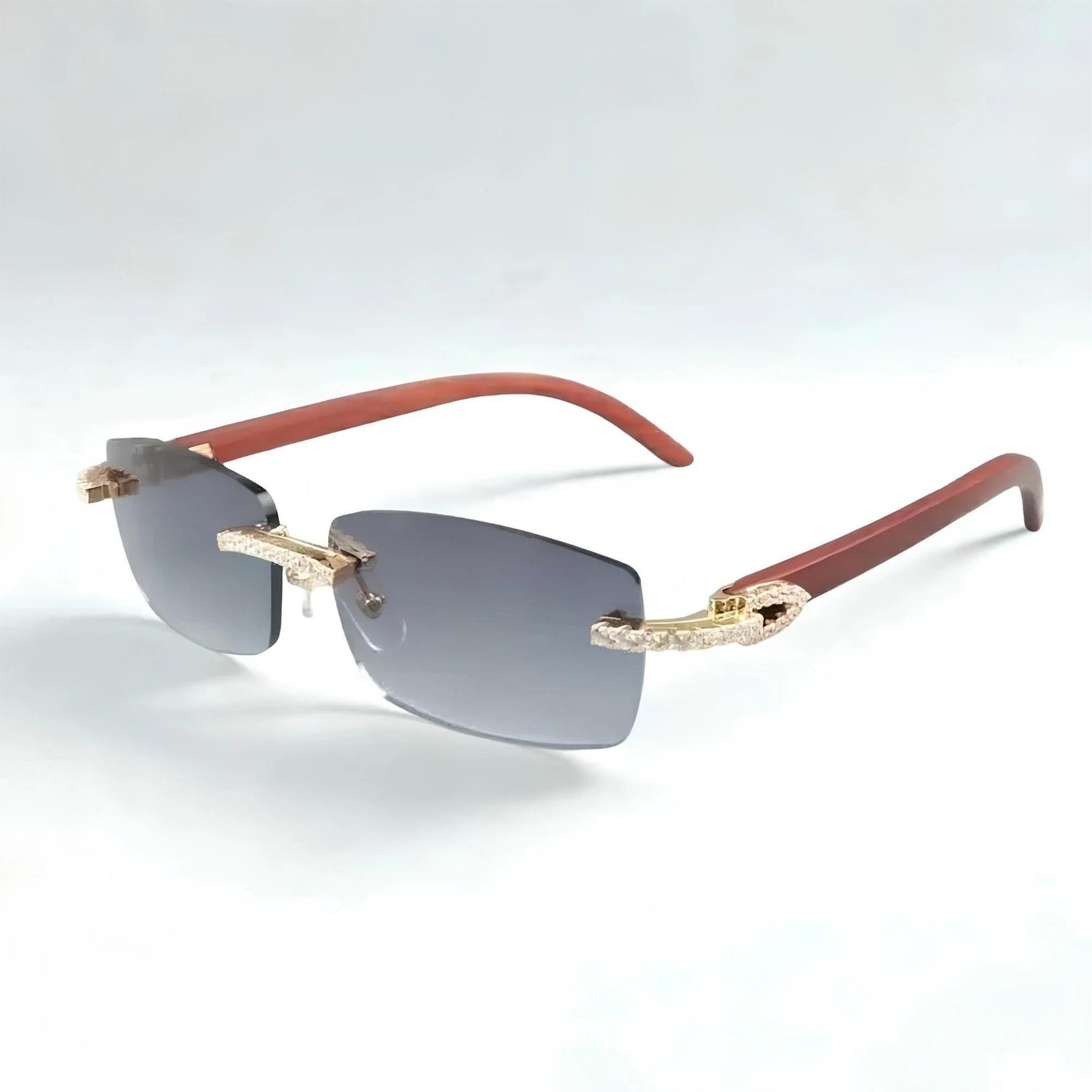 CZ Wooden Frames Clear Lens - Dolla Shades