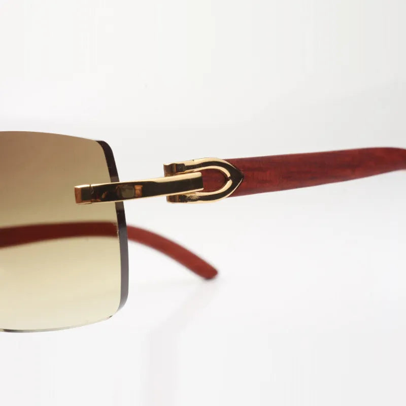 Wooden Frames - Brown Lens