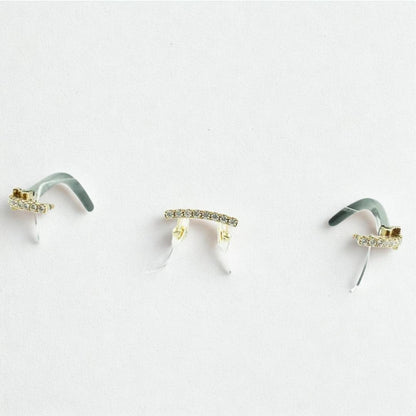 Iced Out White Buffs Clear Lens