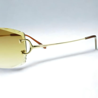 C Wires - Diamond Cut Brown Lens - Dolla Shades