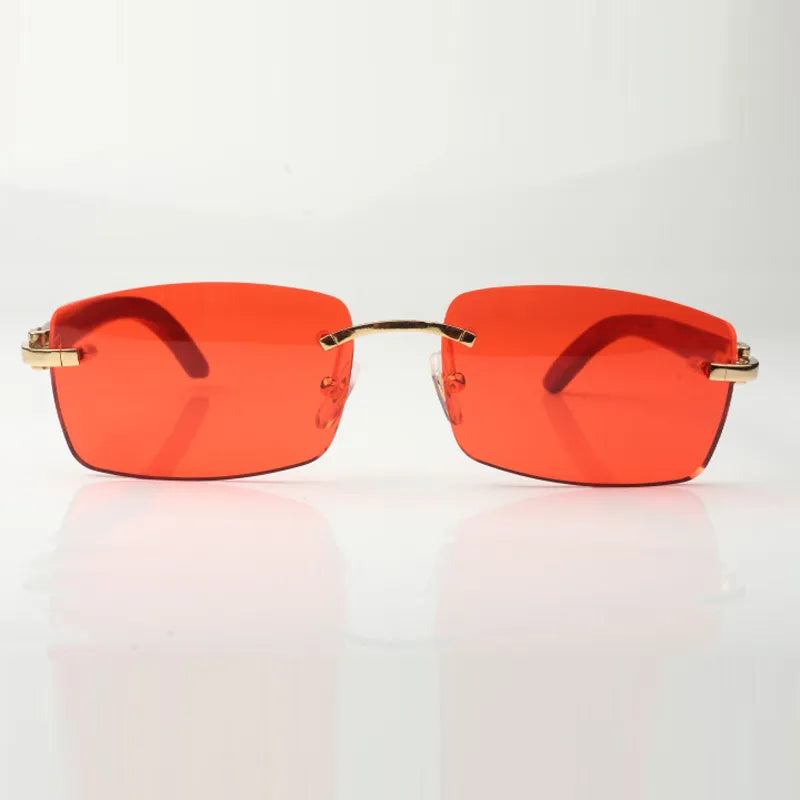 Wooden Frames - Red Lens