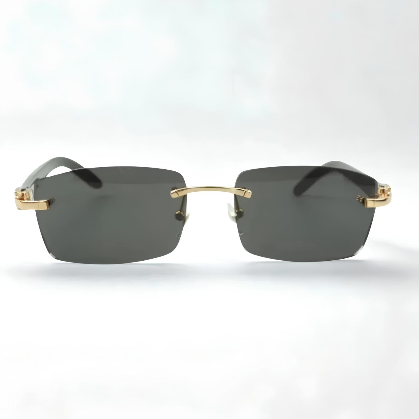 White Buffs Black Lens - Dolla Shades