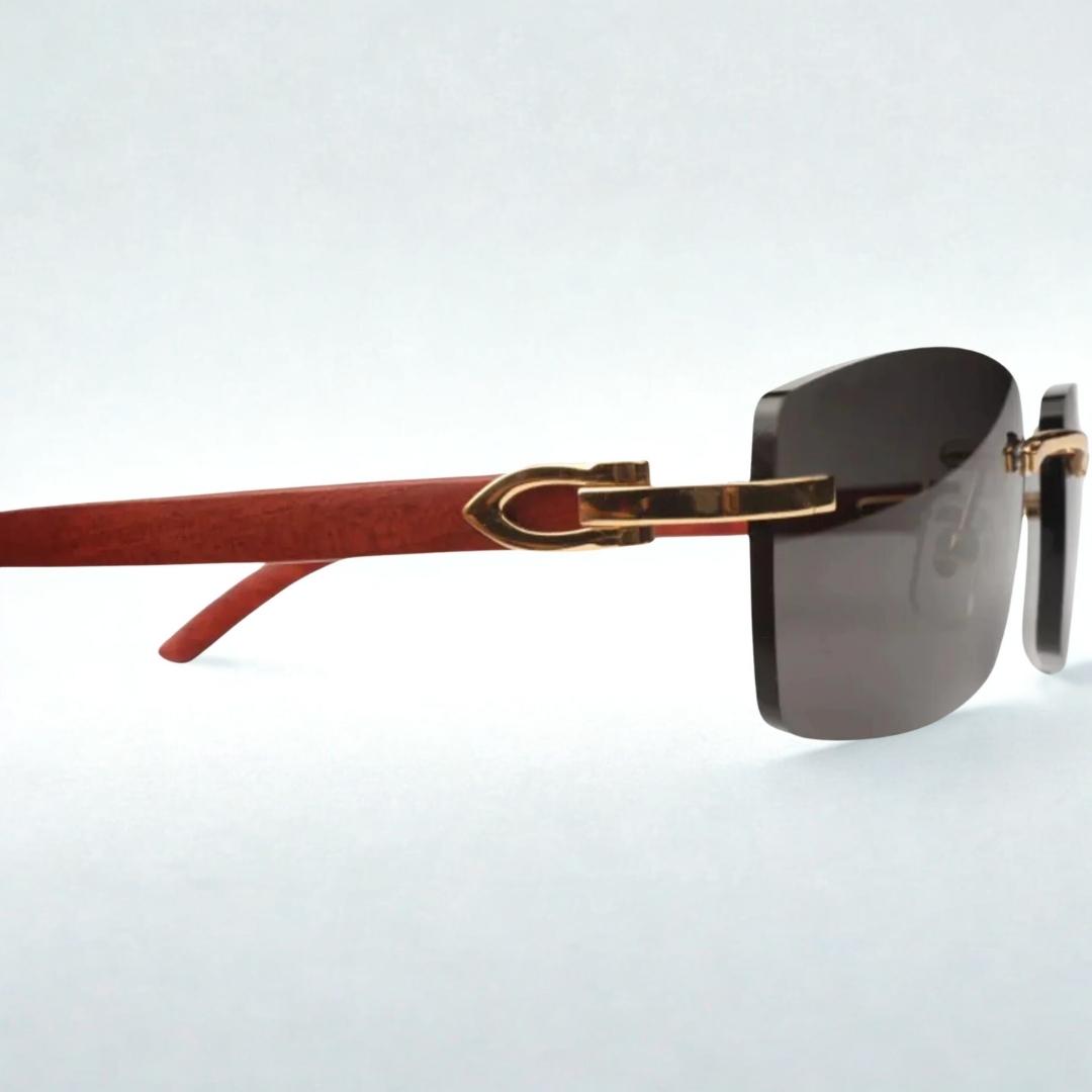 Wooden Frames - Black Lens - Dolla Shades