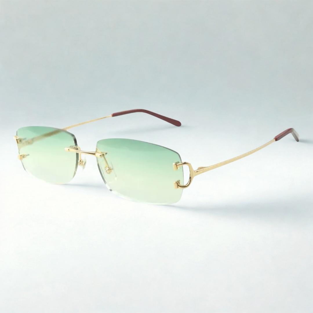 C Wires - Green Lens - Dolla Shades