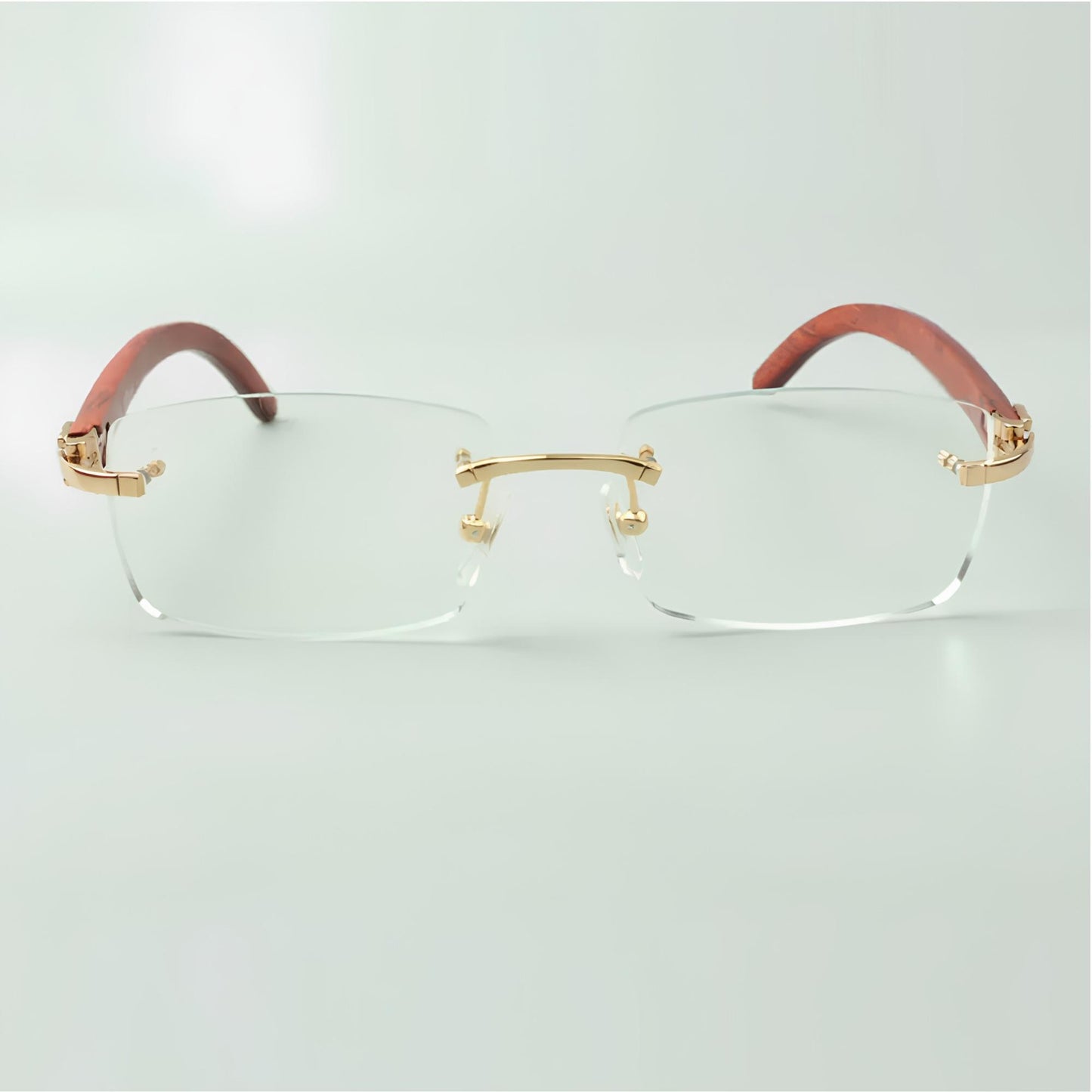 Wooden Frames - Clear Lens - Dolla Shades