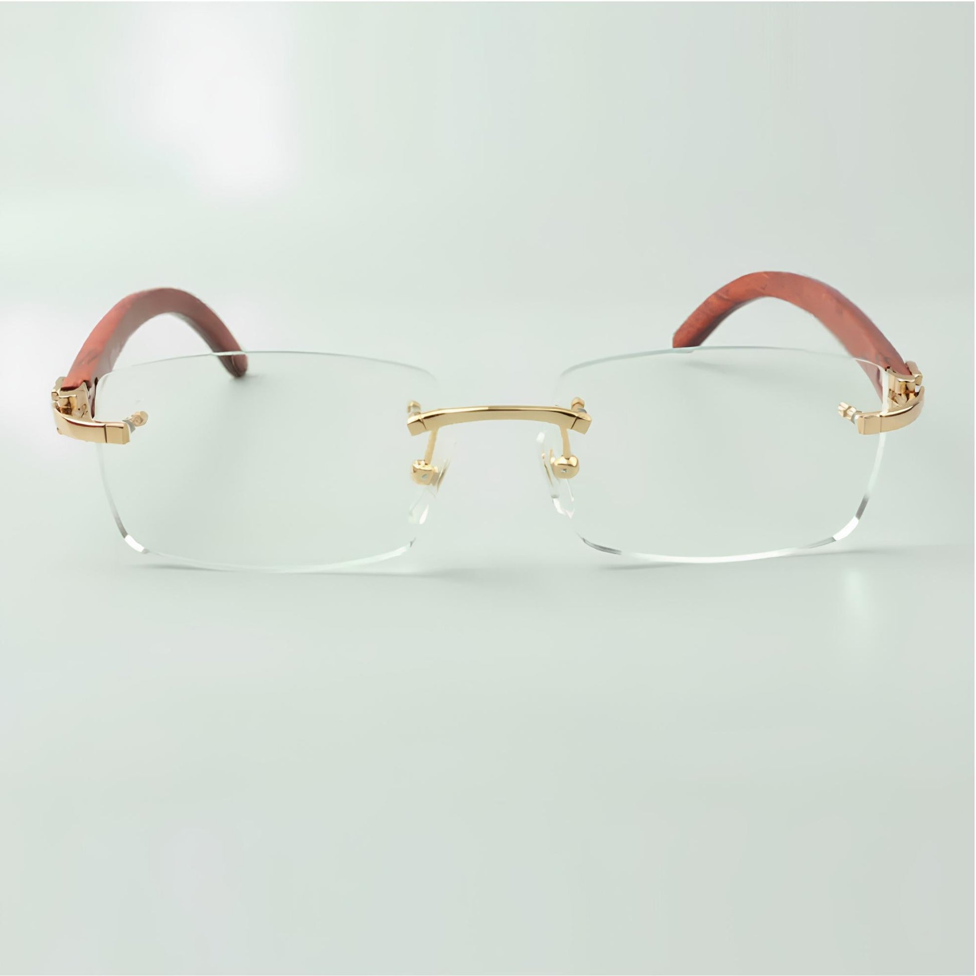 Wooden Frames - Clear Lens - Dolla Shades