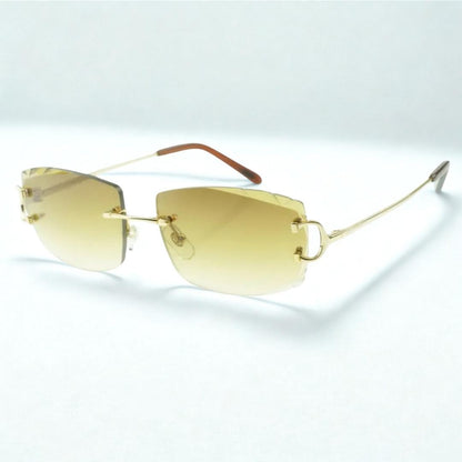 C Wires - Diamond Cut Two Tone Blue Lens - Dolla Shades