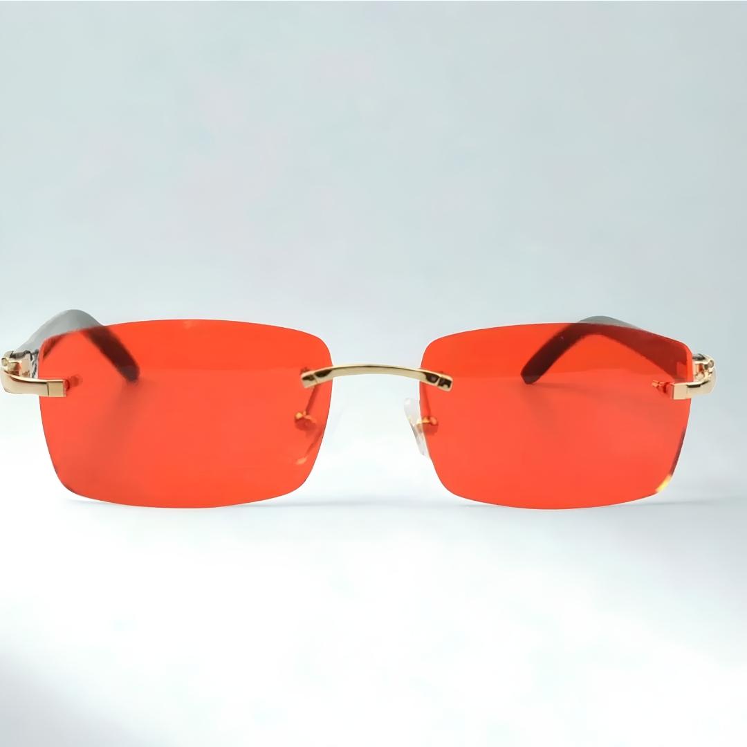 Black Buffs Red Lens - Dolla Shades