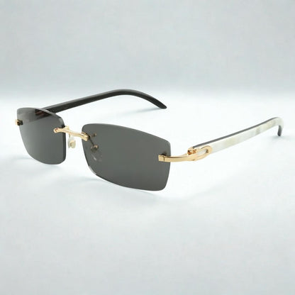 White Buffs Brown Lens