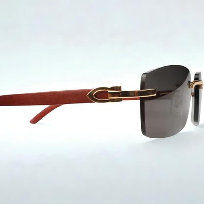 Wooden Frames - Black Lens - Dolla Shades