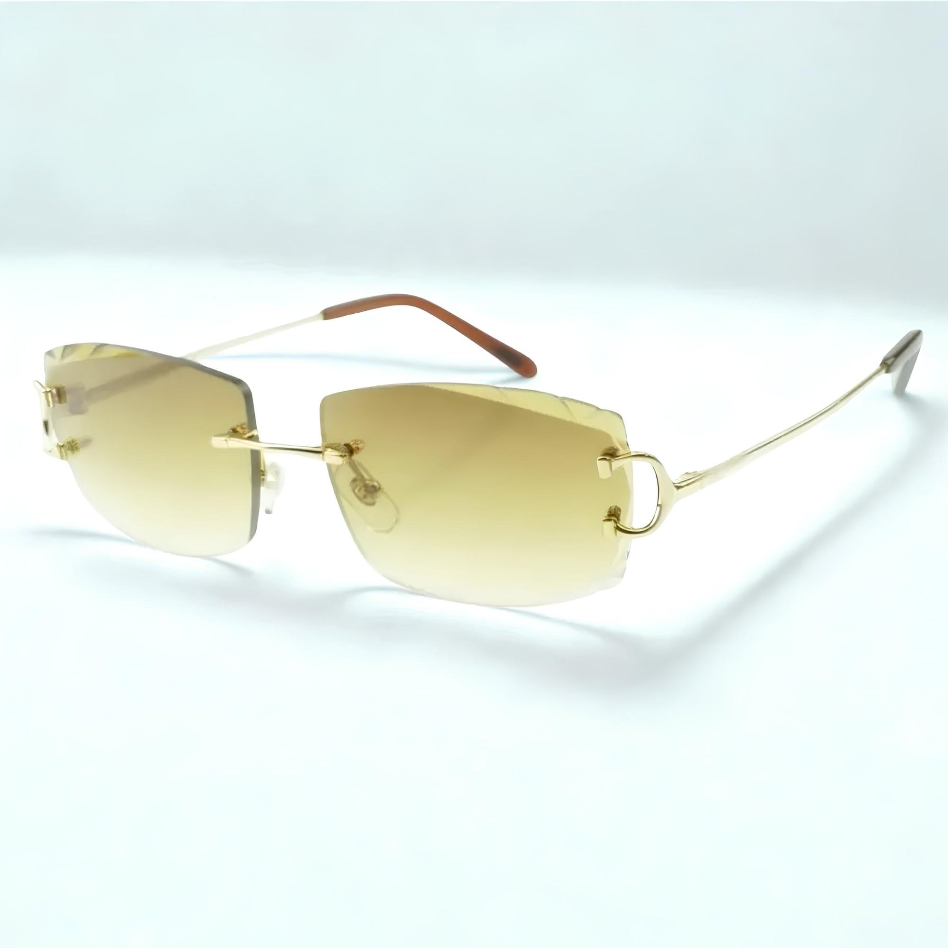 C Wires - Diamond Cut Two Tone Blue Lens - Dolla Shades