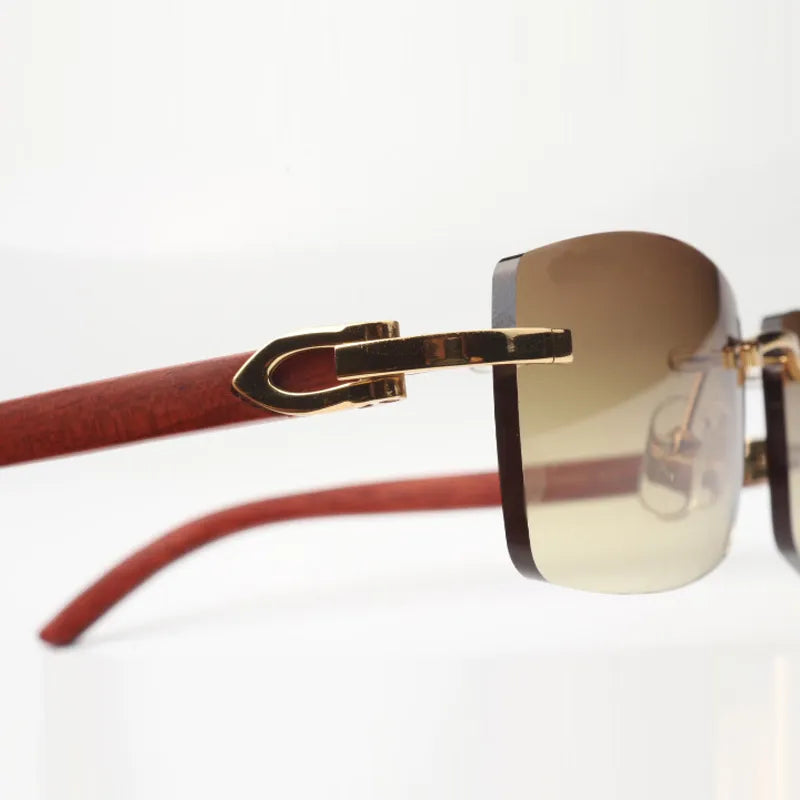 Wooden Frames - Brown Lens - Dolla Shades