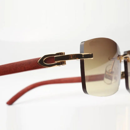 Wooden Frames - Brown Lens