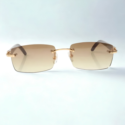 Black Buffs Brown Lens - Dolla Shades