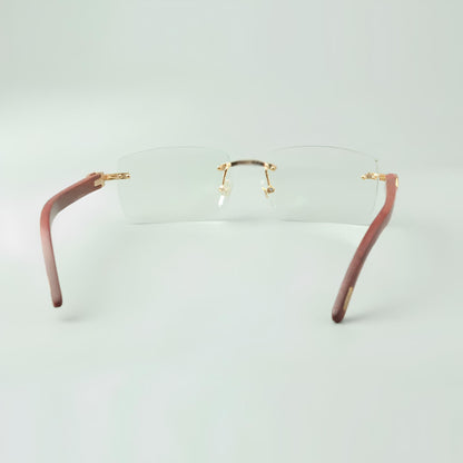 Wooden Frames - Clear Lens - Dolla Shades