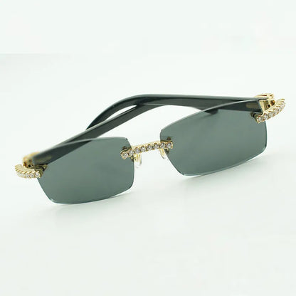 Iced Out White Buffs - Red Lens