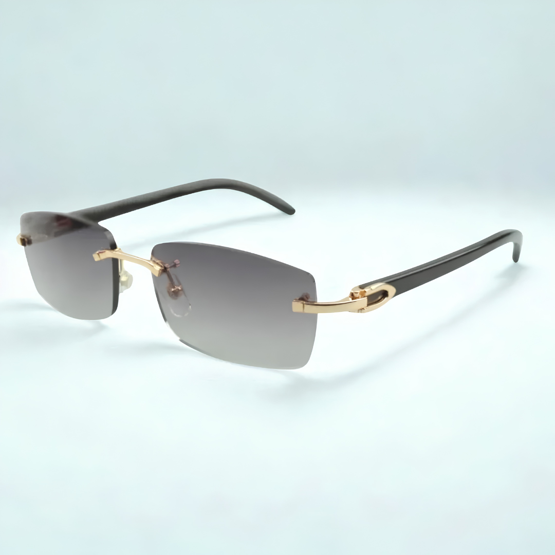 Black Buffs Silver Lens - Dolla Shades