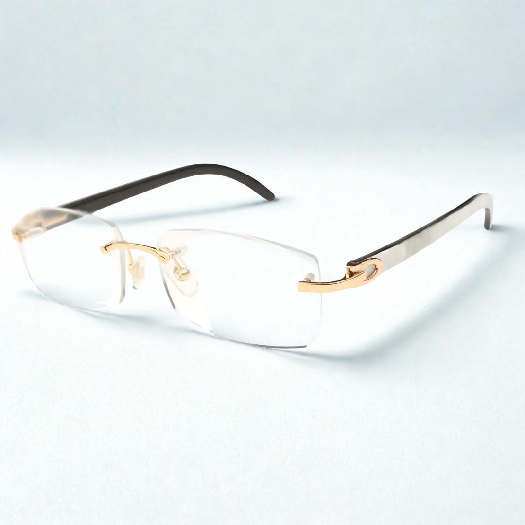 White Buffs Brown Lens