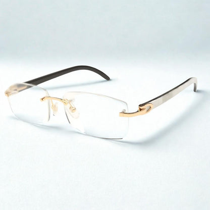 White Buffs Brown Lens