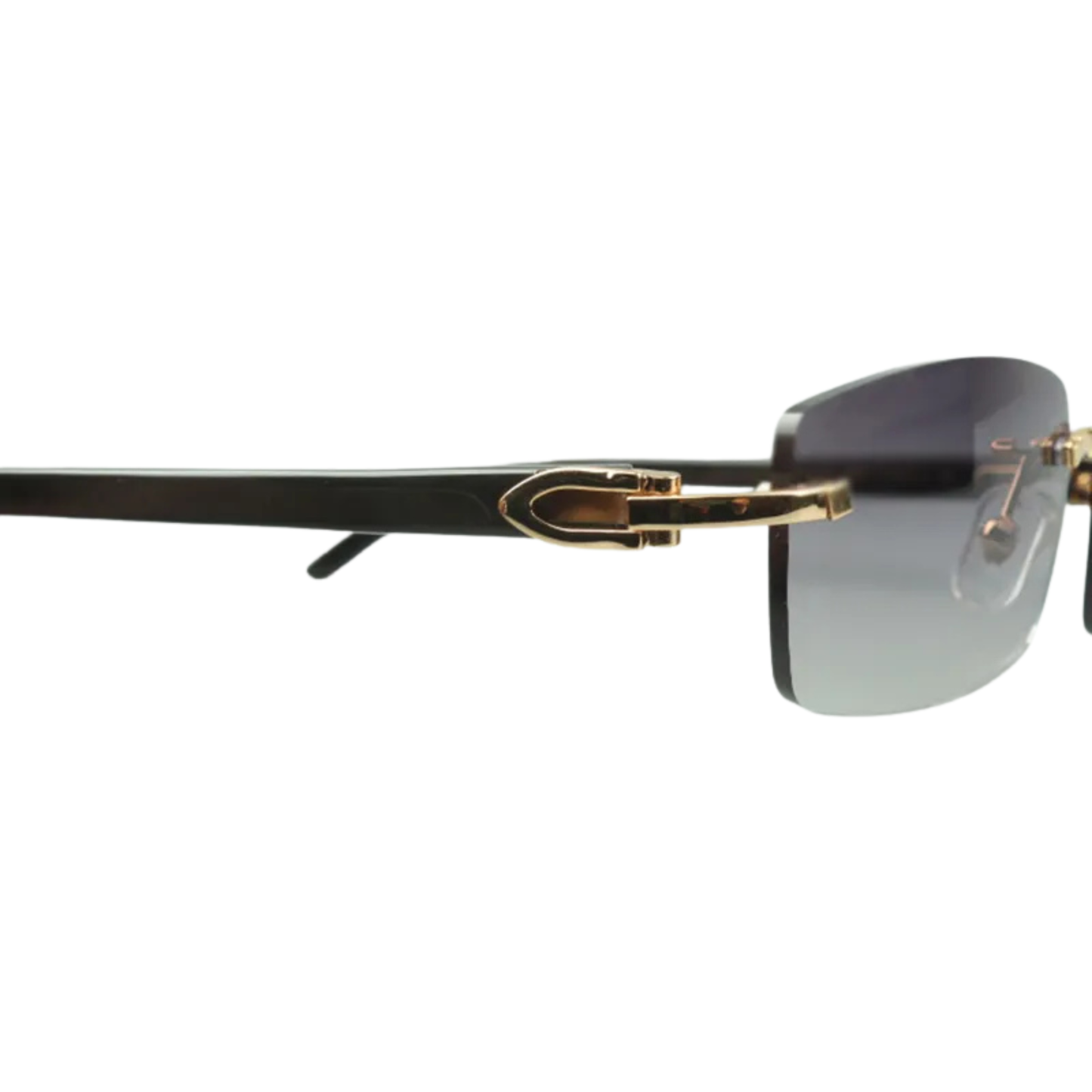 Black Buffs Silver Lens Sunglasses