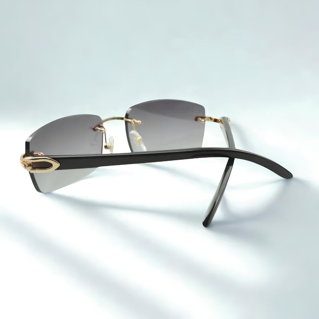 Black Buffs Silver Lens - Dolla Shades