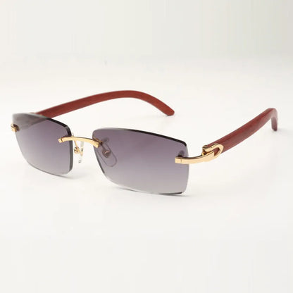 Wooden Frames - Red Lens