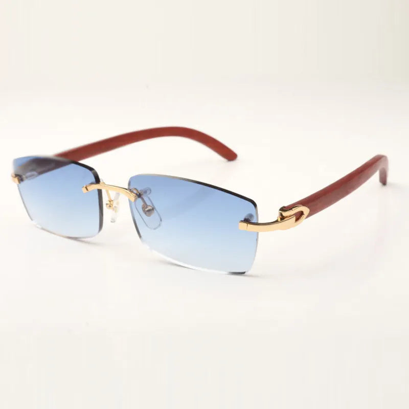 Wooden Frames - Blue Lens