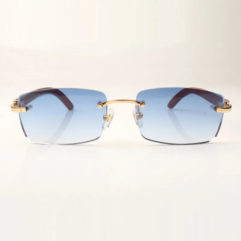 Wooden Frames - Blue Lens