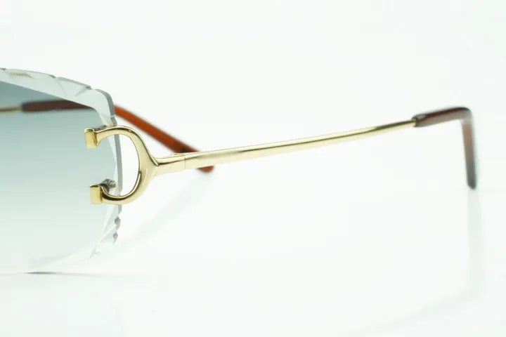 C Decor Wires - Diamond Cut Green Lens