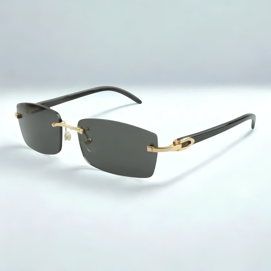 Black Buffs Silver Lens - Dolla Shades