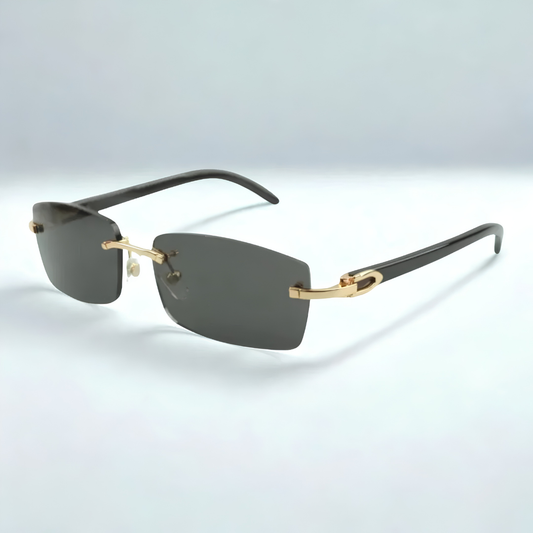 Black Buffs Silver Lens - Dolla Shades